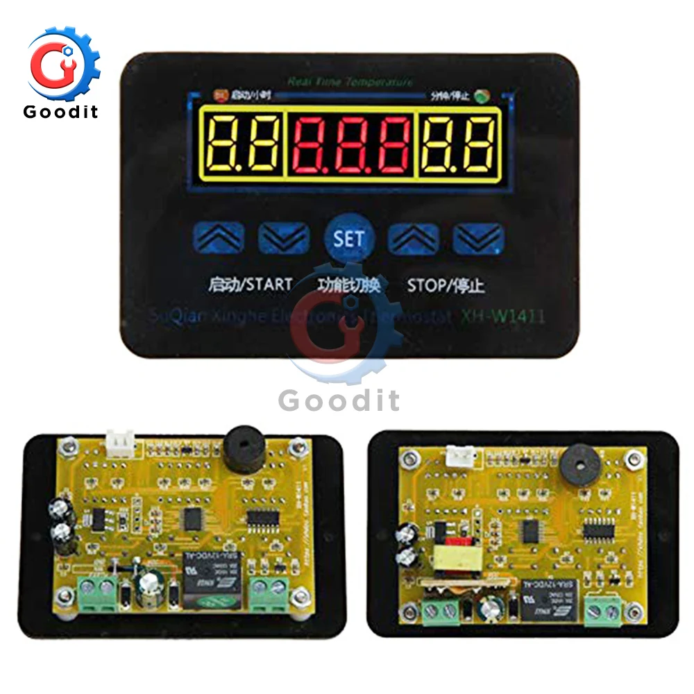 XH-W1411 DC12V Multi-functional Temperature Controller Thermostat Control Switch
