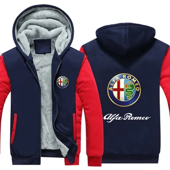 

Winter Autumn Hoodies clothes Casual Women man for Alfa Romeo Sweatshirt Hoodies zipper Casual coat male Plus Size tops