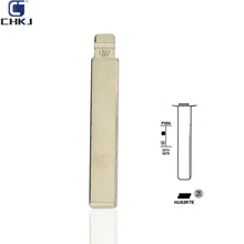 CHKJ 10 шт./лот Замена дистанционного флип-лезвия 67# для KD дистанционного ключа № 67 HU92 HU92RTE Uncut лезвие для B-MW MG брелок