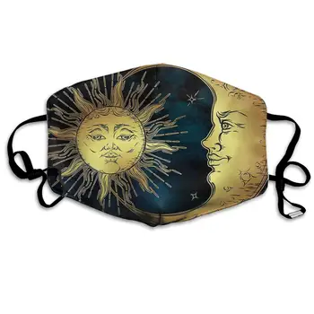 

YongColer Men Women Kids Adjustable Indoor Outdoor Half Face Mask - 100% Skin Friendly Polyester Reusable Breathable Mouth Mask