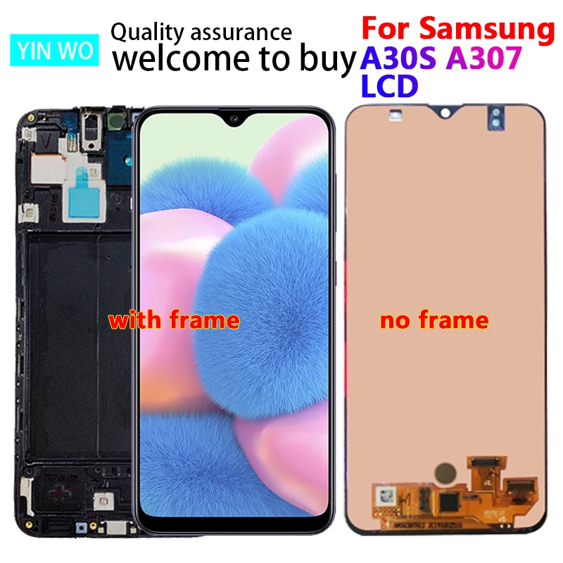 6 4 &quotоригинал для Samsung Galaxy A30 A30s A307F A307 A307FN ЖК-экран Замена дигитайзер сборка +