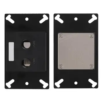 

All Metal CPU Cooling Block Silver Plated Copper Base Plate Brass Top Cover for AMD-POOC Computer Water Cooler