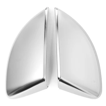 

1 Pair of Matte Chrome Rearview Mirror Shell Cover Protection Cap For Audi A3 S3 RS3 2014 to 2018 Silver Mirror Caps Car Styling