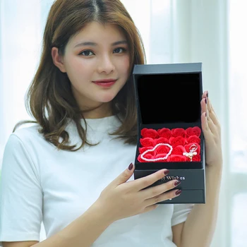 

Drawer Weight: 520g Valentine'S Day Gift Boxes Storage Flower Box Size: 14.5 * 14 * 13cm Red + Pink Decoration Birthday Present