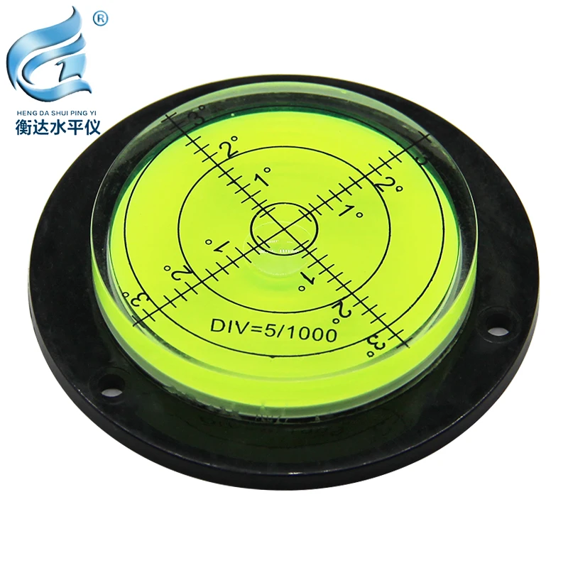 

Plastic level bubble flange level bubble universal level high precision level 80*14