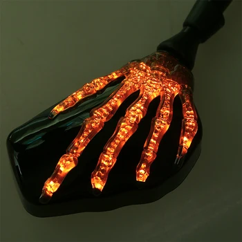 

8mm 10mm Rearview Mirror Side Mirrors Cornering Lamp Super Bright Rearview for Indicator for Cruiser