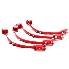 

1 Pair Steel Plate Spring Leaf With Hanging Ear Bracket for 1/10 D90 D110 TF2 DIY RC Climbing Car Accessories