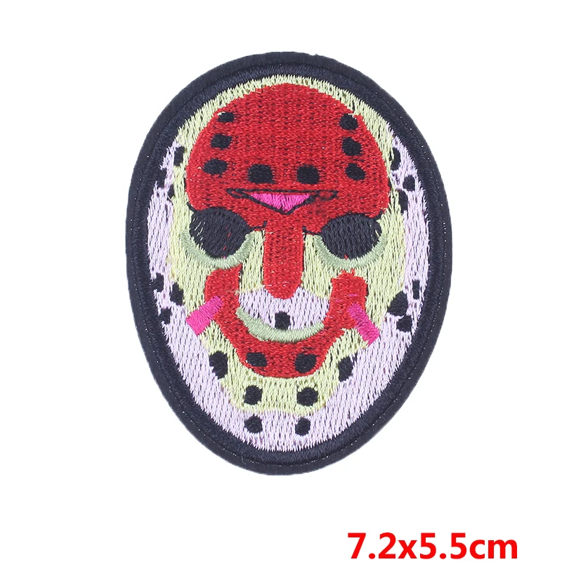 PE3381CT Pajna Joker Poker нашивка Железная на одежду хиппи вышитые нашивки на одежду Байкер фильм патч Одежда Наклейки - Цвет: PE3381CT