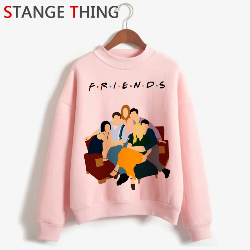 New Friends Tv Show Harajuku Funny Cartoon Hoodies Women Best Friends Ullzang 90s Fashion Sweatshirts Warm Graphic Hoody Female - Цвет: H3610