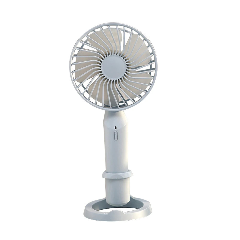 

Phone Holder 3 Speed Office LED Light USB Rechargeable Aromatherapy Gift Home Mini Fan Handheld Portable Air Cooler Student Mute