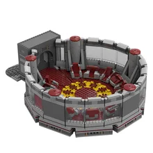 

MOC-23852 High Council Chamber Politics Conference Venue Architecture House Building Blocks Metting Room Bricks Toy Kid Gifts