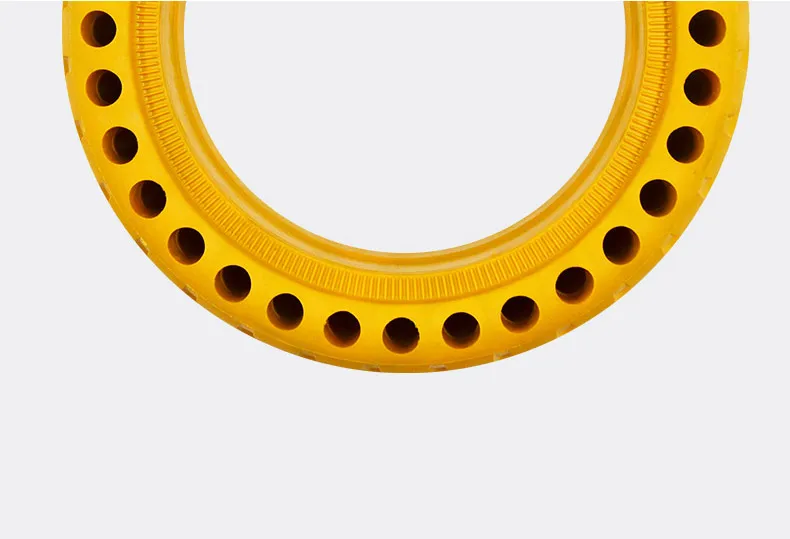 1 шт. для XiaoMi Mijia M365 самокат перфорированные амортизирующие ударопрочные взрывозащищенные Шины пневматическая когда-либо твердая шина