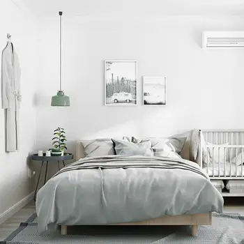 

Modern 3d Pure White Wallpaper Plain Wall Paper Non-woven Wallcovering Roll Nordic Ins Bedroom Living Room Cothing Store Decal