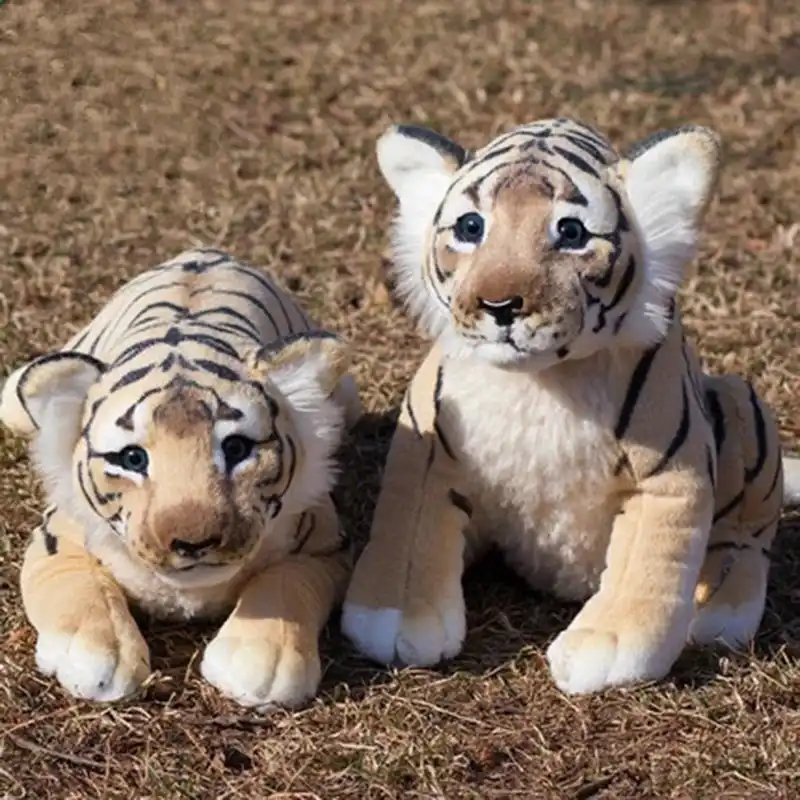 New Simulation Tiger Lion Leopard Stuffed Plush Animals Cute Doll Child Birthday Gift Toys Soft Pillow Christmas Stuffed Plush Animals Aliexpress