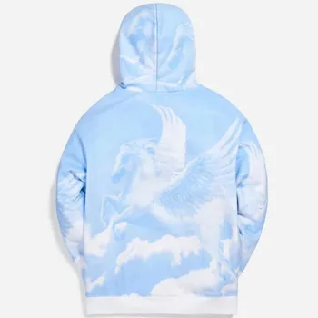 

Top Quality Thick Sweatshirts Winter Kith Pegasus PulloversFLYING HORSE Box Logo Embroidery Kith Hoodie Hoody