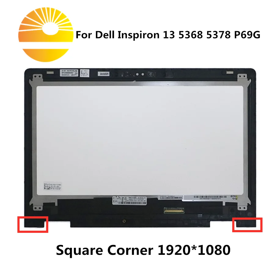 Для Dell Inspiron 5368 5378 7378 ЖК дисплей для ноутбука B133HAB01.0|ЖК-экран ноутбуков| |