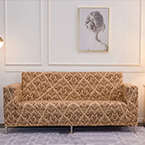 190*230 см эластичный выдвижной рукав эластичный Эластичный чехол на диван подходит для гостиной полиэстер материал диван Чехол три сиденья - Цвет: Gold