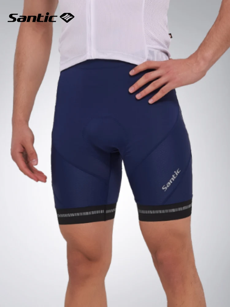 

Santic Men Cycling Shorts Coolmax 4D Padded Shockproof MTB Bicycle Shorts Bike Shorts Riding Bottoms Asian Size