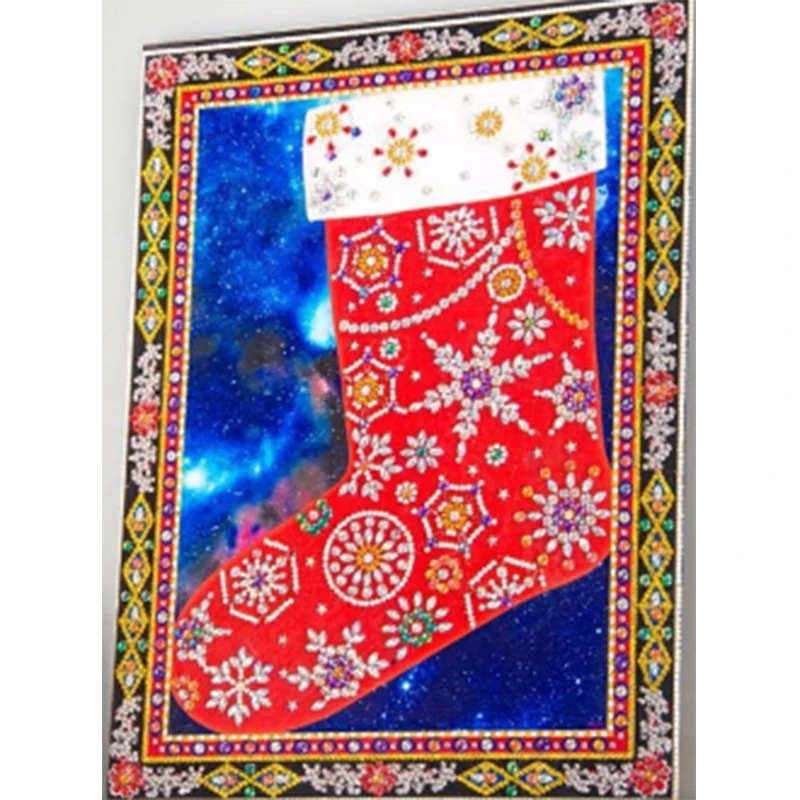 Shaped Diamond 5D Christmas Painting Winter Landscape Embroidery Sale Mosaic | Дом и сад