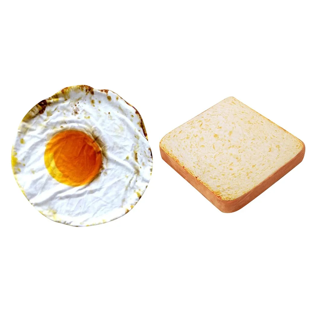 egg Кровать для домашних животных собачий домик кровать для кошки спальный коврик одеяло для собачьей клети, конуры, щенок, котенок, одеяло для домашних животных s Мягкий Тост Хлеб и яйца в паше cama perro - Цвет: egg