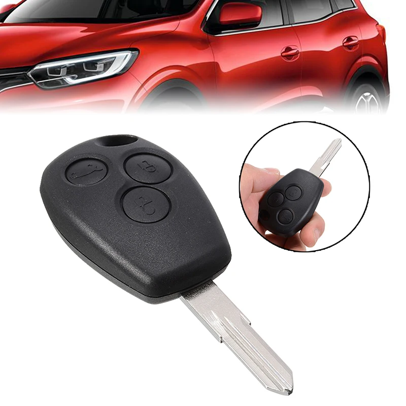 2/3 Button Switch Remote Key Car Key Fob Case Replacement Shell Cover For  Renault Trafic Kangoo Master Modus Dacia Logan+Battery - AliExpress