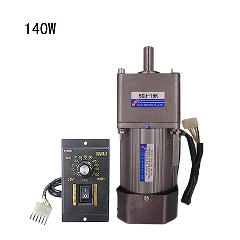 140W 속도 조절 모터, AC220V 기어 감속 모터 5IK140RGU-CF (귀 포..