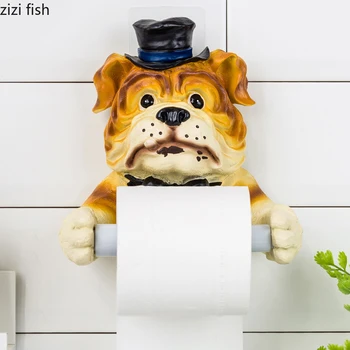 

Resin Cartoon Paper Towel Holder / Cute Dog Cartoon Wall Hanging Paper Towel Holder Paper Towel Dispenser Toilet Paper Stand