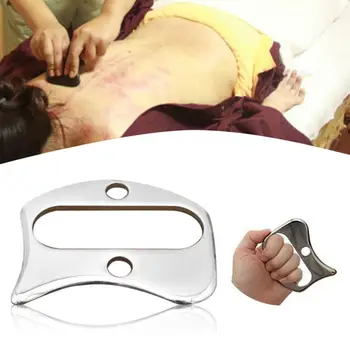 

Stainless Steel Scraping Board Body Scrapper Plate for Release Pain Relief Guasha Tools Body Massage Tools Handed Muscle Care