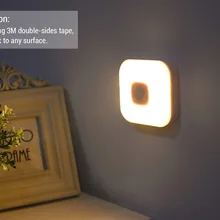 Перезаряжаемая батарея ночник сенсорный сенсор свет Туалет свет яркость ночник умный светодиодный ночник беспроводной настенный светильник