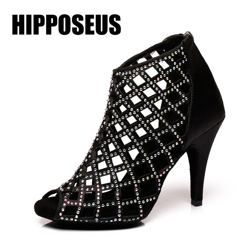Shoes for Professional Dancing Women Latin Dance Shoes Ladies Ballroom Dance Shoes Girls Tango Salsa Dance 6/7.5/8.5/9/10CM Heel