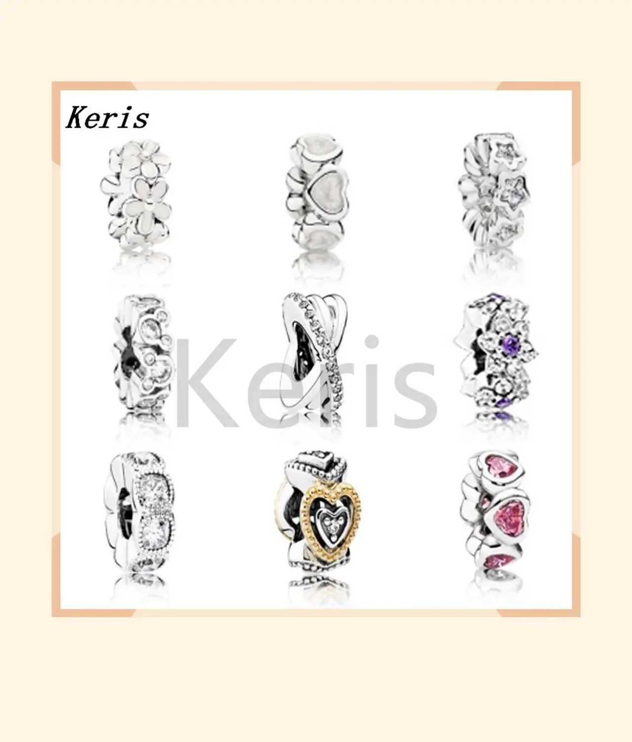

High Quality 1:1 100%925 Pure Silver Multi-Style Charm Isolation Pieces Collection First Choice For Gift Free Package