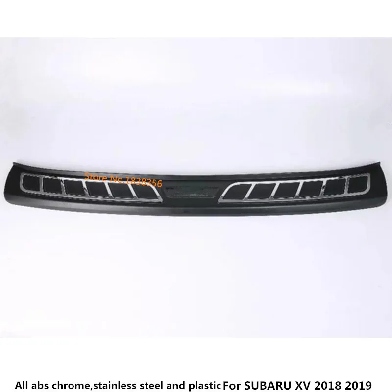 Высокое качество для SUBARU XV Автомобильная нержавеющая сталь/ABS задняя педаль скребок для очистки ног на двери рама наружный порог багажник 1 шт