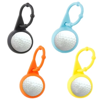 

Silicone Golf Ball Holder Soft Protective Cover Waist Holder Fall Resistant Keyring Golfing Accessories