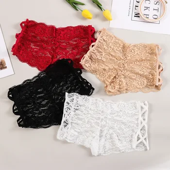 

Women Plus Size Lingerie Sexy Panties Lace Hollow Out Briefs Seamless Underwear Comfortable Female Intimates Boxers Underwear