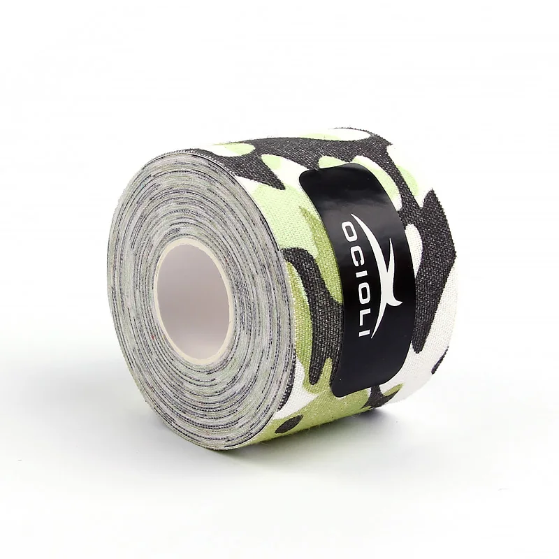 Green Camo 5 см* 5 м эластичный бинт лейкопластырь на Kinesiologe лента спортивных травм напряжение мышц защиты кинезиологии ленты лентой мышц - Цвет: Green Camo