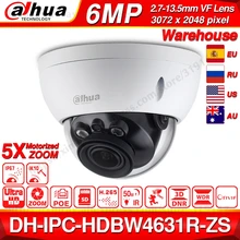 Dahua IPC-HDBW4631R-ZS 6MP IP камера CCTV POE моторизованный Фокус зум 50 м IR SD слот для карты безопасности сетевая камера H.265 IK10