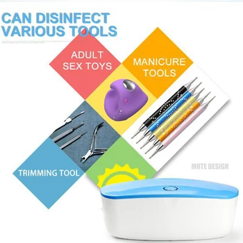 

Sterilizer Tray Box Alcohol Disinfection Box Salon Nail Metal Tools Disinfector Manicure Implement Tool Alcohol Disinfection Box