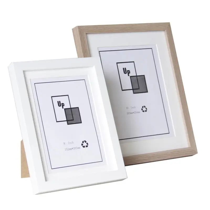 

Retro Photo Frame For Picture Wall Hanging Set-up Table Wooden Photo Frame Home Wall Decoration For Wedding Graduation Party