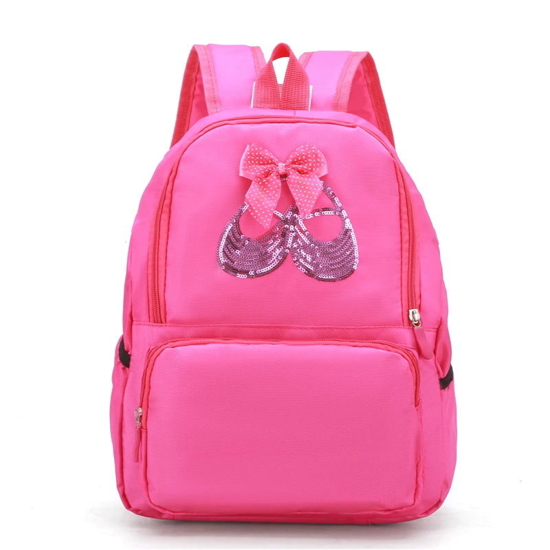 

High Quality Sequined Shoes Image Girls Ballerina Backpack Ballet Dance Bags for Kids Lovely Students School Bag