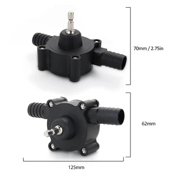 

New Portable Electric Drill Pump Self Priming Transfer Pumps Oil Fluid Water Pump ElectricDrill Driven Self-priming Pump