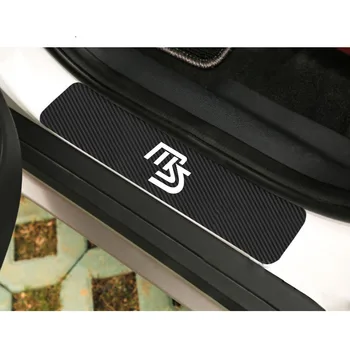 

Car Door Sill Scuff Plate Cover Stickers For Mazda MS Waterproof Welcome Pedal Protector Decal Car Accessories Interior 4Pcs