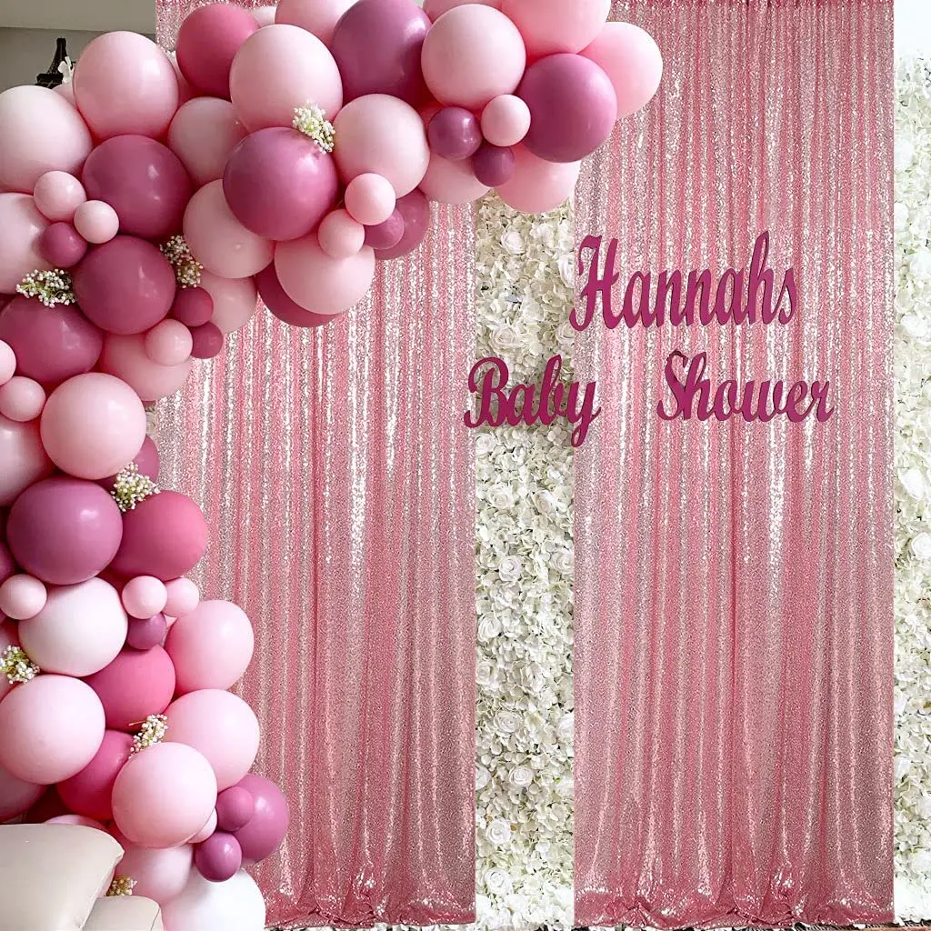 Sequin Backdrop Curtains Panels Photography Glitter Background for Christmas Wedding Baby Shower Party Decor | Дом и сад