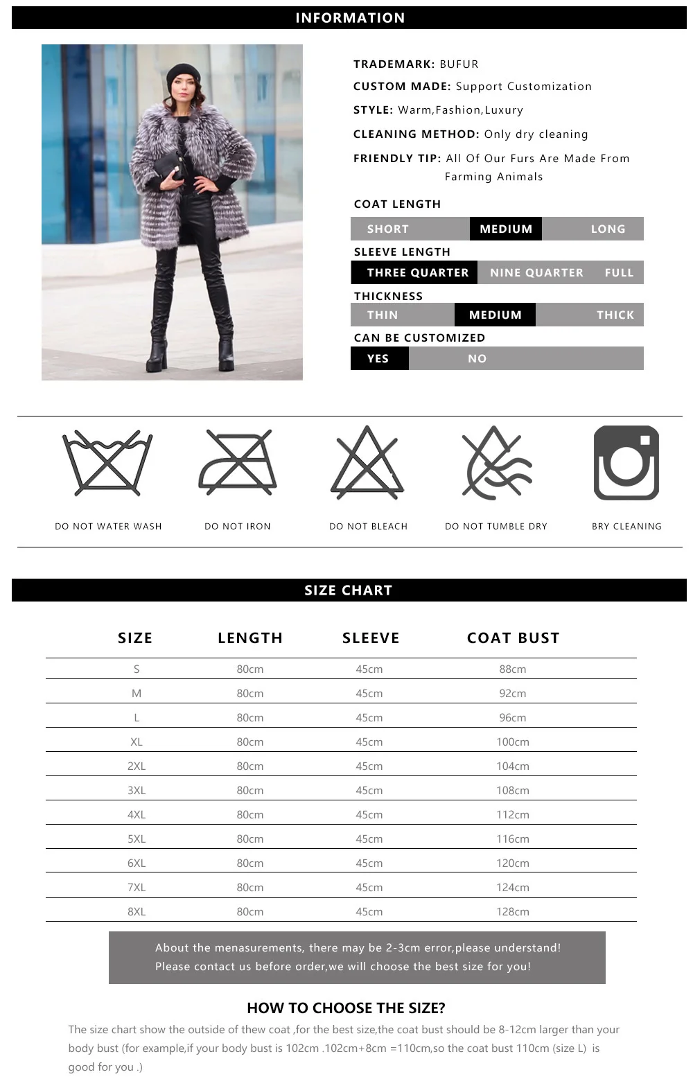 Flash Deal BFFUR Real Fur Coat Luxury Women Winter Fashion Style Natural Fur Vest Coat Female Silver Fox Fur Coat Russian Fur Coats Slim 13