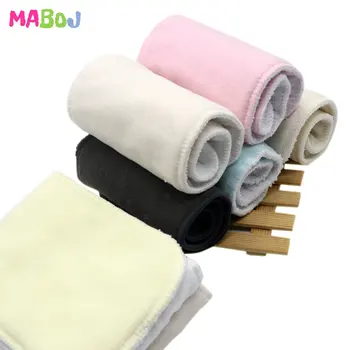 

MABOJ Diaper Insert Reusable Microfiber Bamboo Charcoal Hemp Cotton Cloth Diaper Inserts One Size Nappy Changing Liner Wholesale