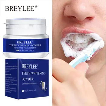 

BREYLEE Teeth Whitening Powder Toothpaste Dental Tooth Cleaning Oral Hygiene Remove Plaque Tooth Whiten Brighten Gel Strip TSLM1