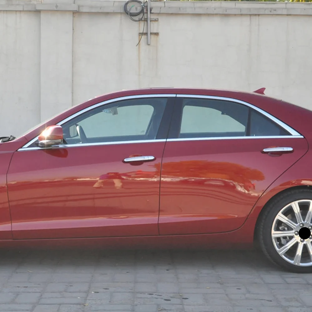 Для CADILLAC ATS 2013- окна автомобиля Защита от солнца дождь тенты козырьки щиток Shelter Защитная крышка рамка наклейка внешние аксессуары