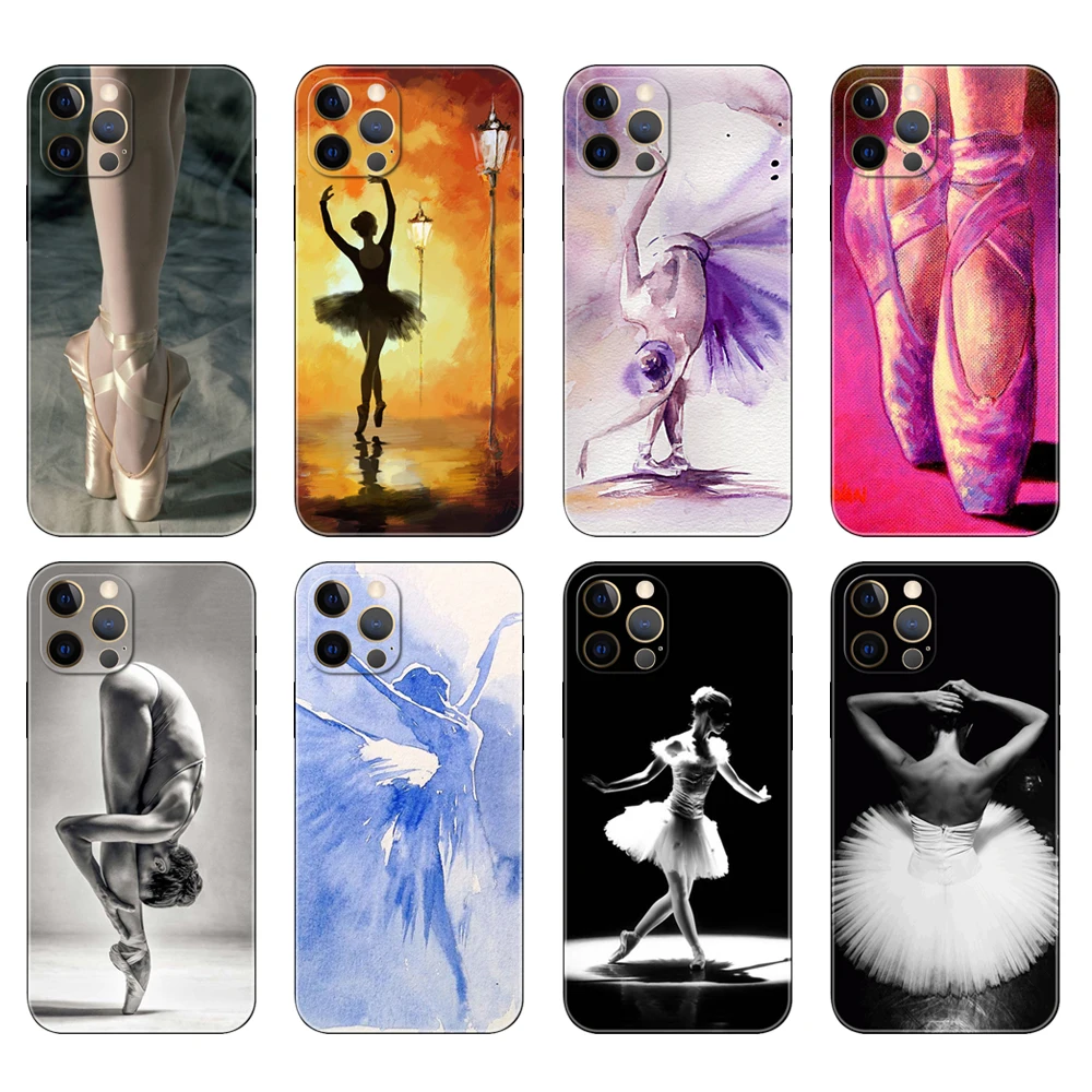 Черный чехол из термопластичного полиуретана для iphone 5 5s se 2020 6 6s 7 8 plus x 10 XR XS 11 12 mini