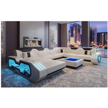 

New design simple style living room sofa leather sofa set sofas set
