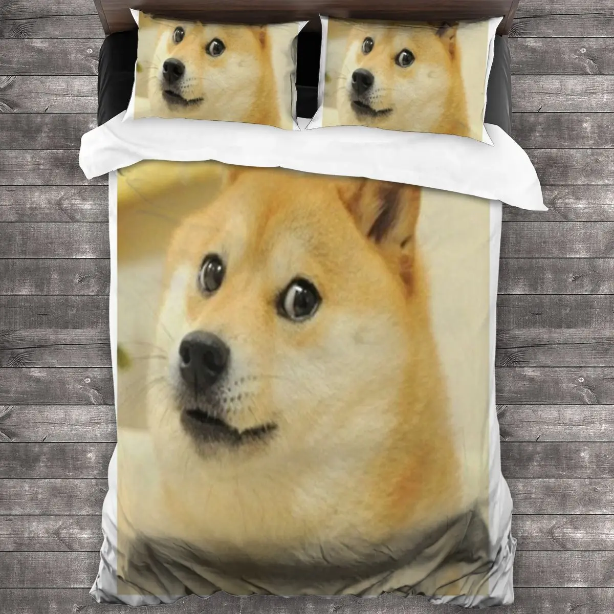 Постельное белье Doge Meme 1 комплект постельного белья пододеяльник простыня для