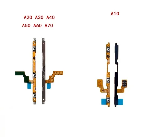 10 шт./лот Новинка для Samsung A10 A20 A30 A50 A60 A70 кнопка регулировки громкости включения